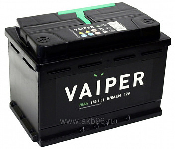 Автомобильный аккумулятор 6СТ-75.1 L - фото
