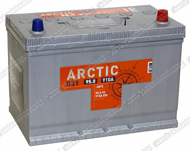 Автомобильный аккумулятор Arctic Silver 6СТ-95.0 VL (D31FL) - фото Автомобильный аккумулятор Arctic Silver 6СТ-95.0 VL (D31FL) - фото