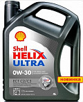 Моторное масло Shell Ultra ECT C2/C3 0W30 4л