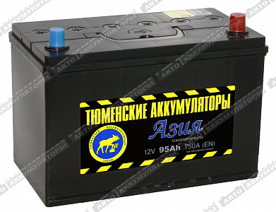Автомобильный аккумулятор 6СТ-95.0LR Азия - фото
