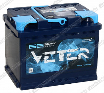 Автомобильный аккумулятор 6СТ-66.1 VL - фото