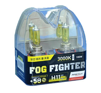 Автолапма H11 FOG FIGHTER 12V-55W - фото 