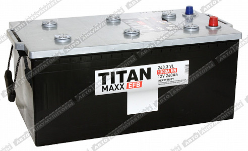 Грузовой аккумулятор Maxx EFB 6СТ-240.3 L - фото Грузовой аккумулятор Maxx EFB 6СТ-240.3 L - фото