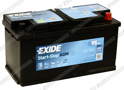 Автомобильный аккумулятор Start-Stop AGM EK950 - фото Автомобильный аккумулятор Start-Stop AGM EK950 - фото