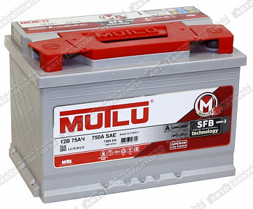 Автомобильный аккумулятор SFB 75.0 - фото