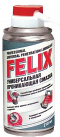 Универсальная проникающая смазка FELIX (жидкий ключ) 210 мл. аэр. Универсальная проникающая смазка FELIX (жидкий ключ) 210 мл. аэр.